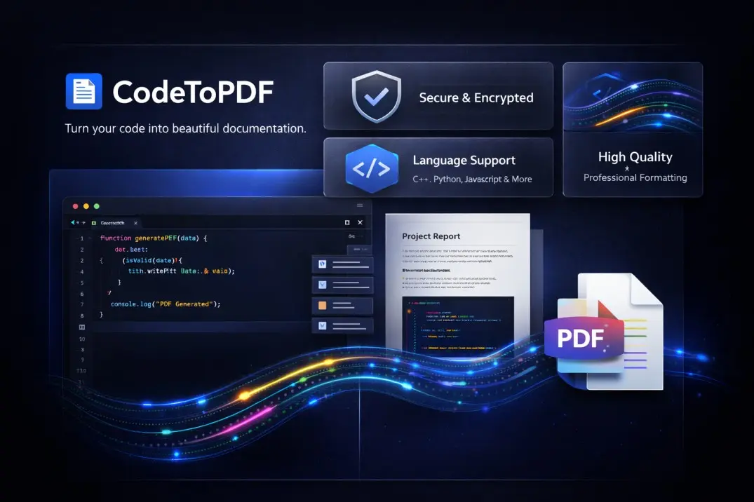 Screenshot 1 of CodeToPDF