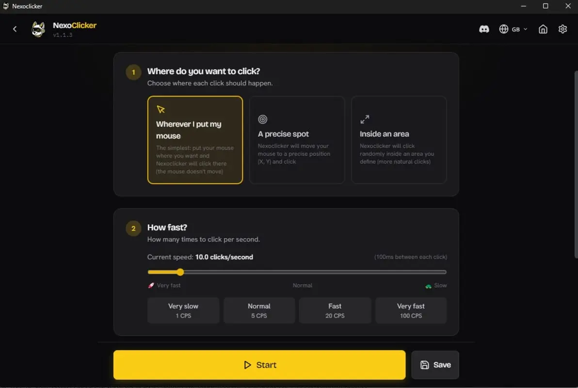Screenshot 2 of Nexoclicker