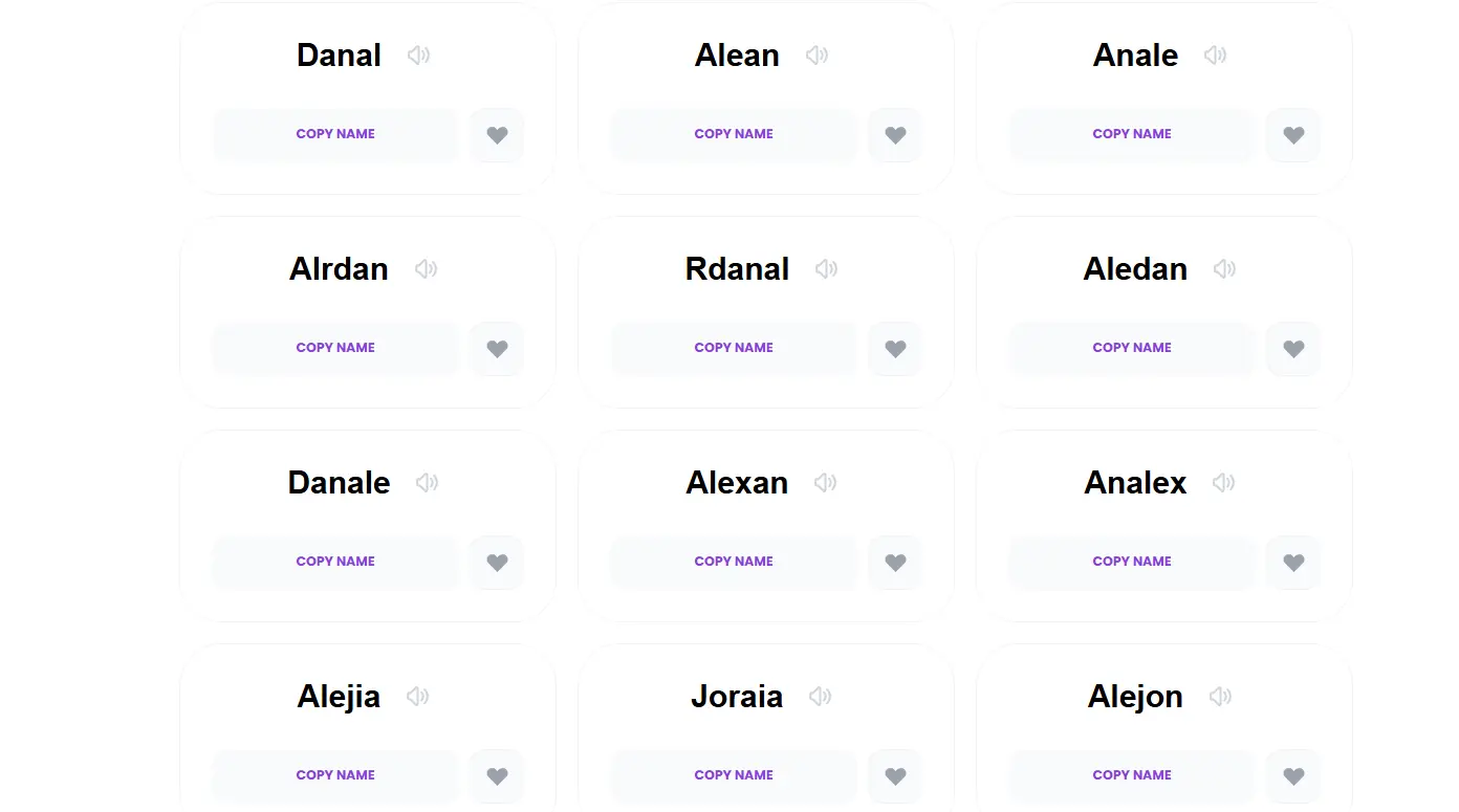 Screenshot 2 of Name Combiner