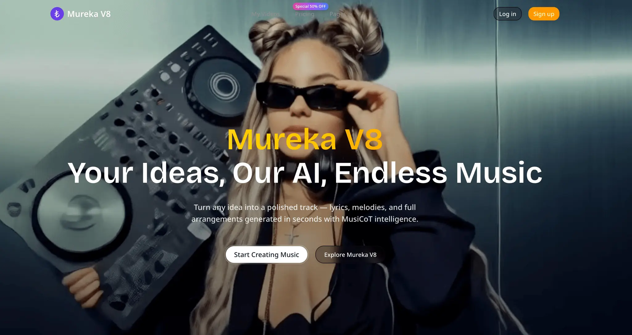 Screenshot 1 of Mureka V8: AI Music Generator
