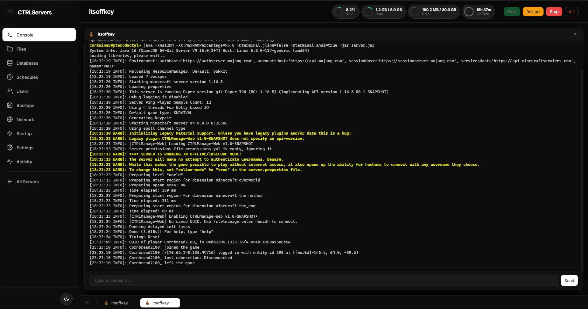 Screenshot 8 of CTRLServers