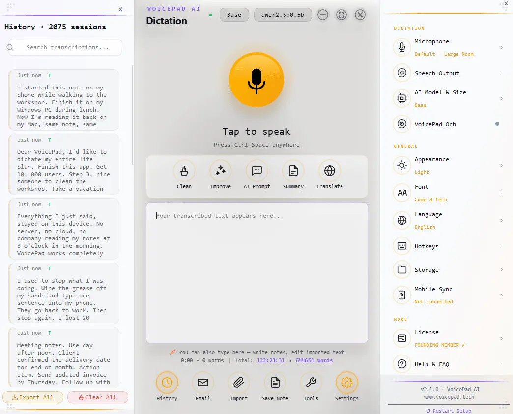 Screenshot 6 of VoicePad AI