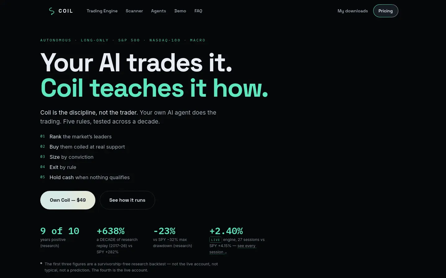 Screenshot 1 of Coil