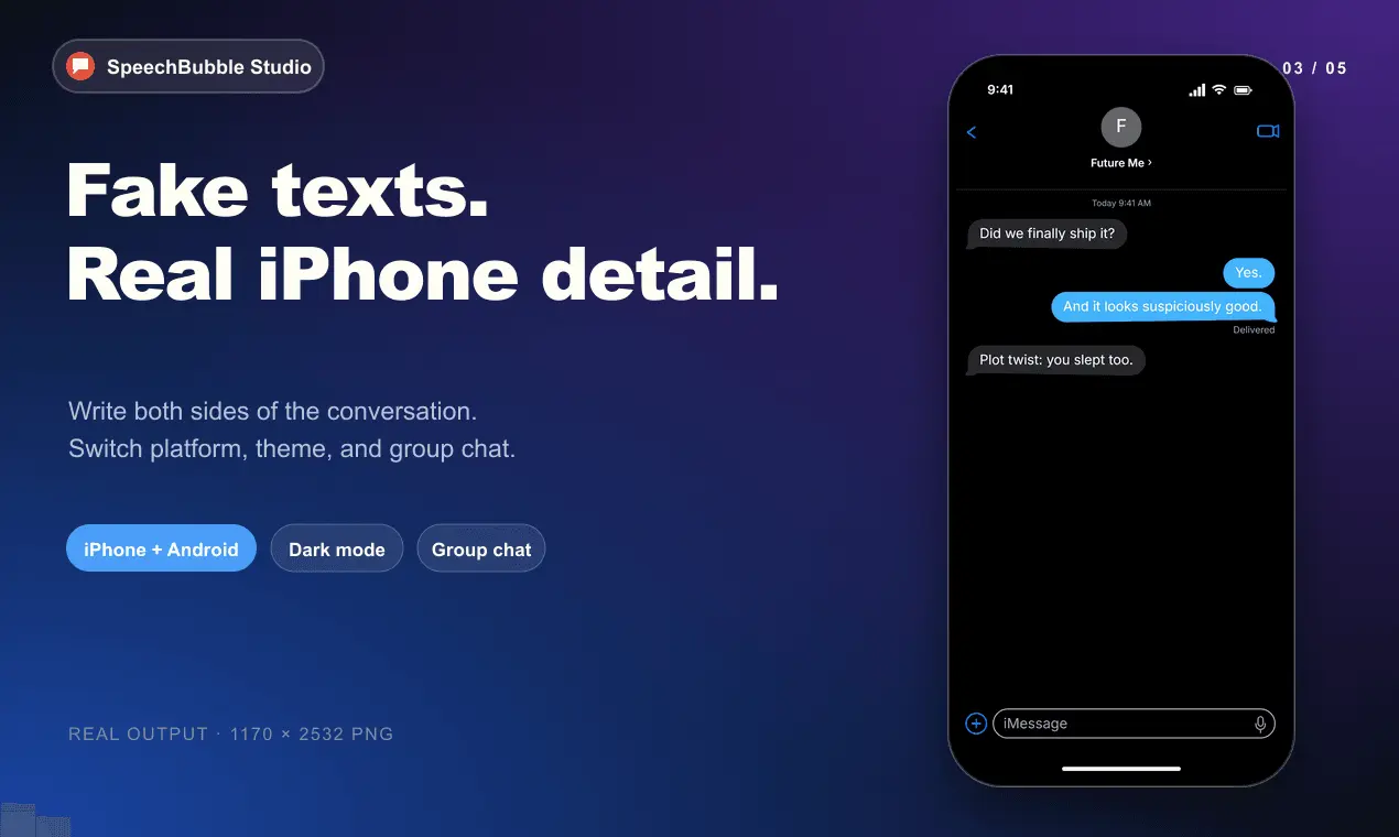 Screenshot 3 of Speech Bubble Maker