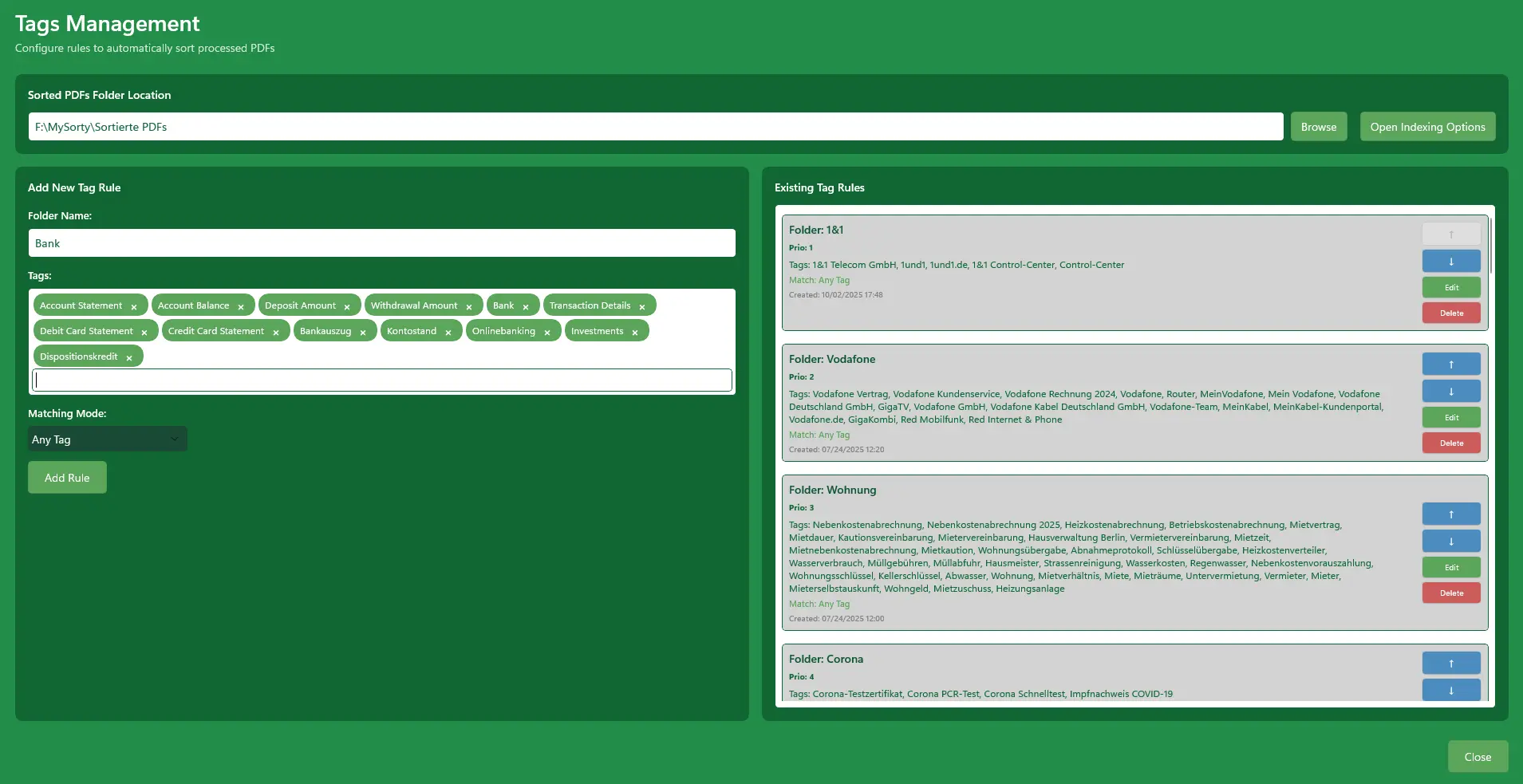 Screenshot 5 of MySorty: PDF sorting & e-invoicing