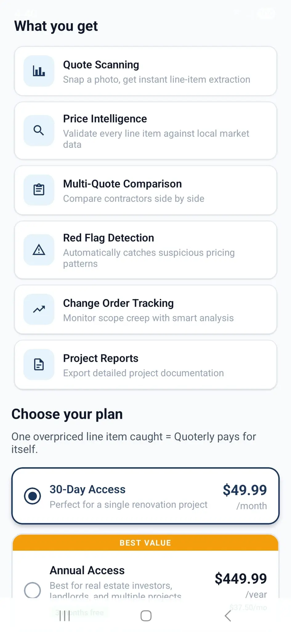Screenshot 5 of Quoterly