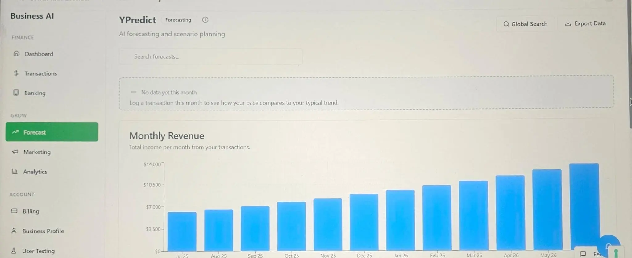 Screenshot 2 of YFinanceAI