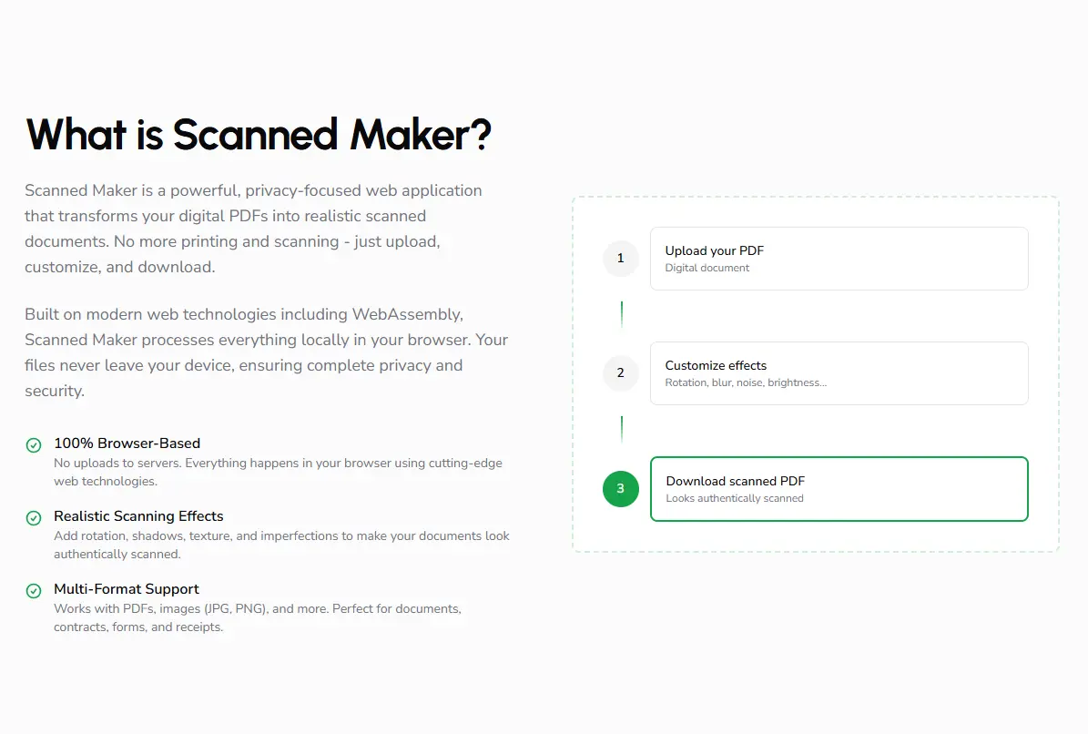 Screenshot 2 of Scanned Maker - Make Your PDFs Look Scan