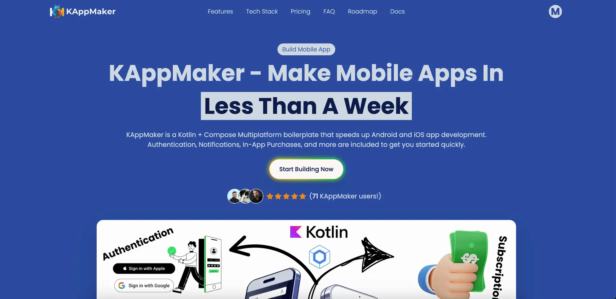 Screenshot 1 of KAppMaker