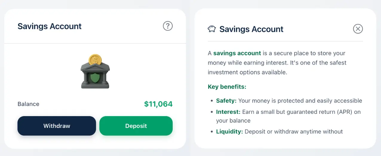 Screenshot 1 of Ricco: Interactive Personal Finance Game