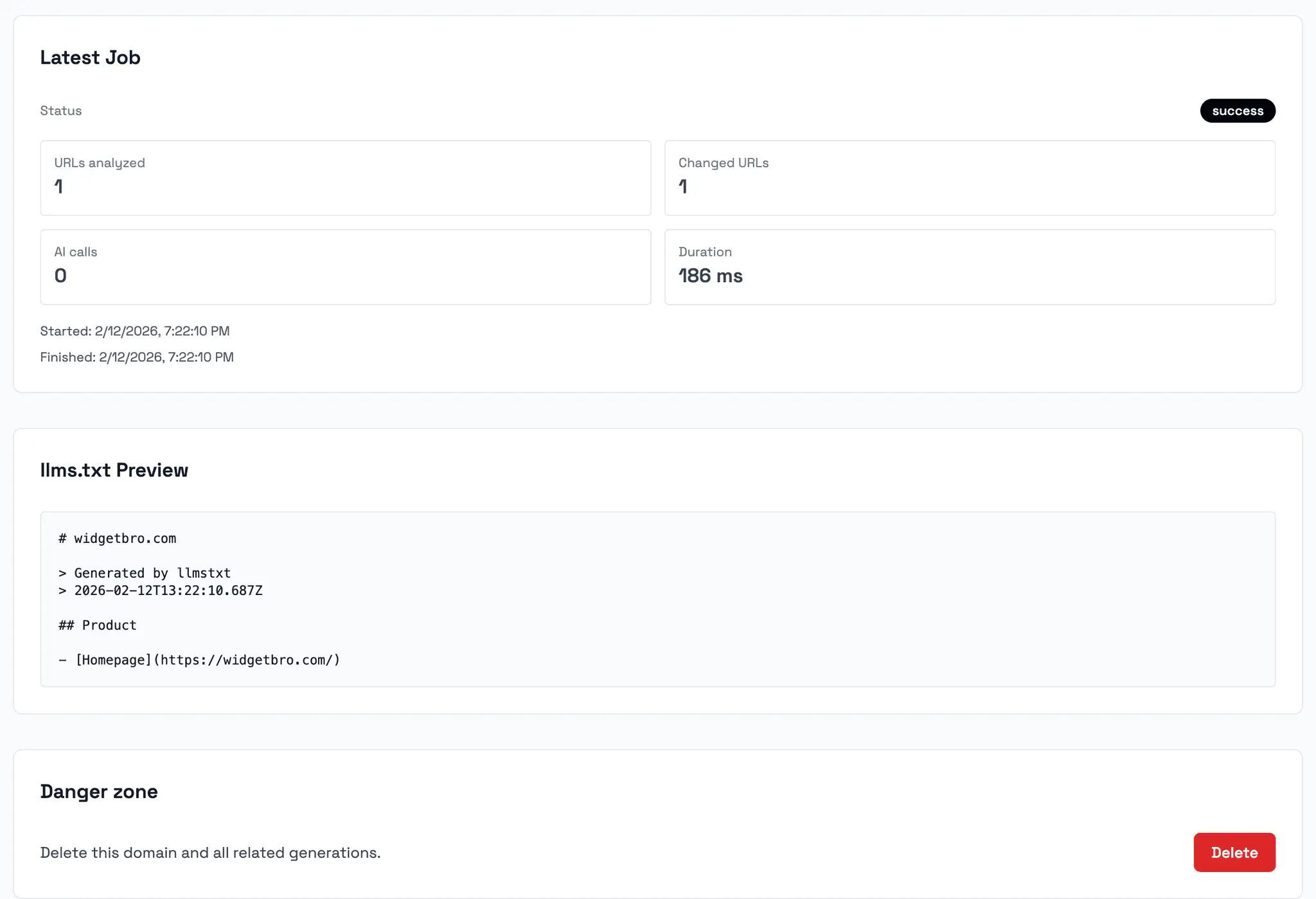 Screenshot 3 of llmstxt.click
