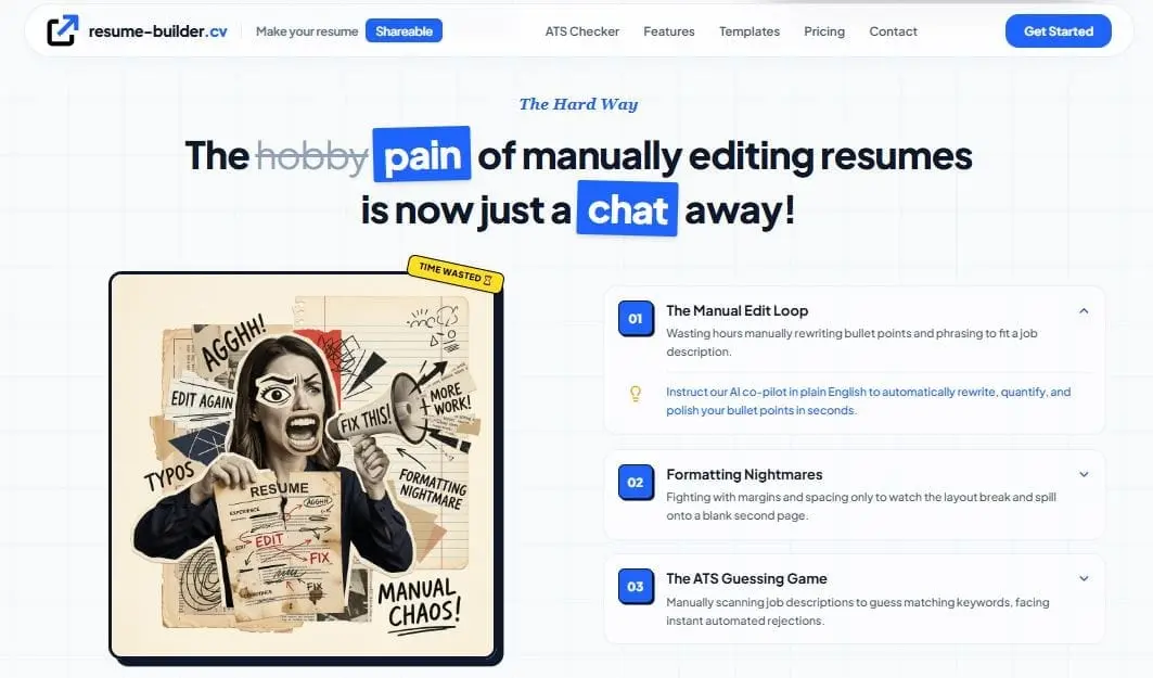 Screenshot 2 of AI Resume Builder | resume-builder.cv
