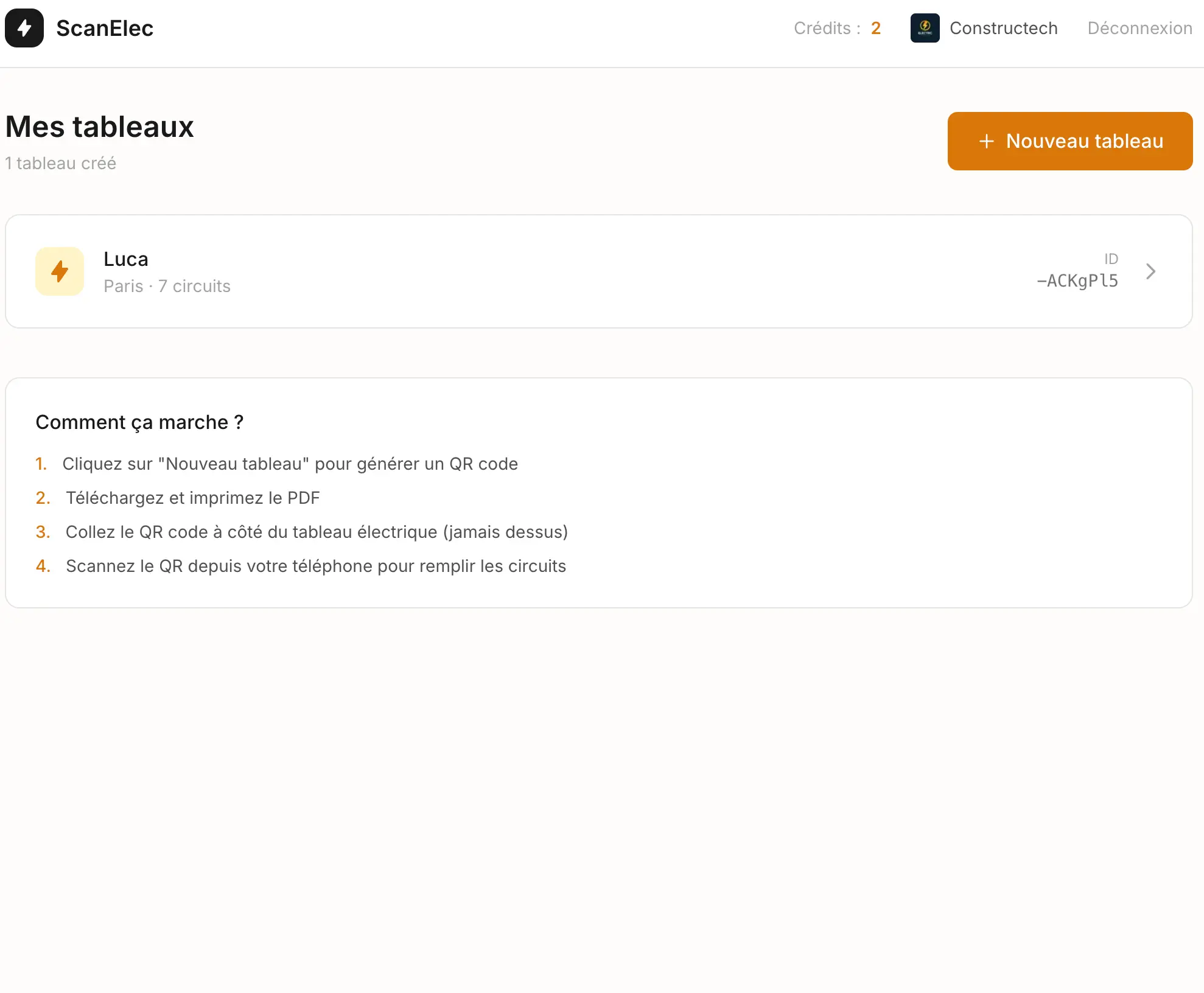 Screenshot 1 of ScanElec