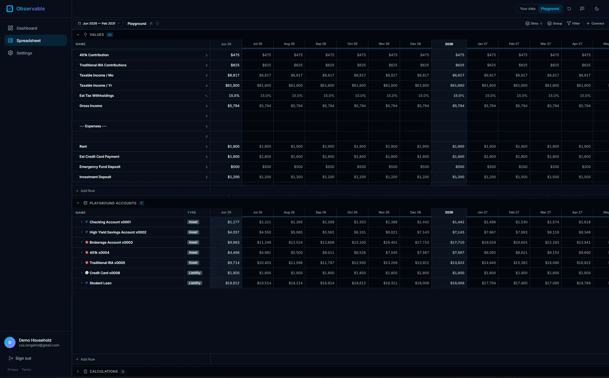Screenshot 3 of Observable Finance