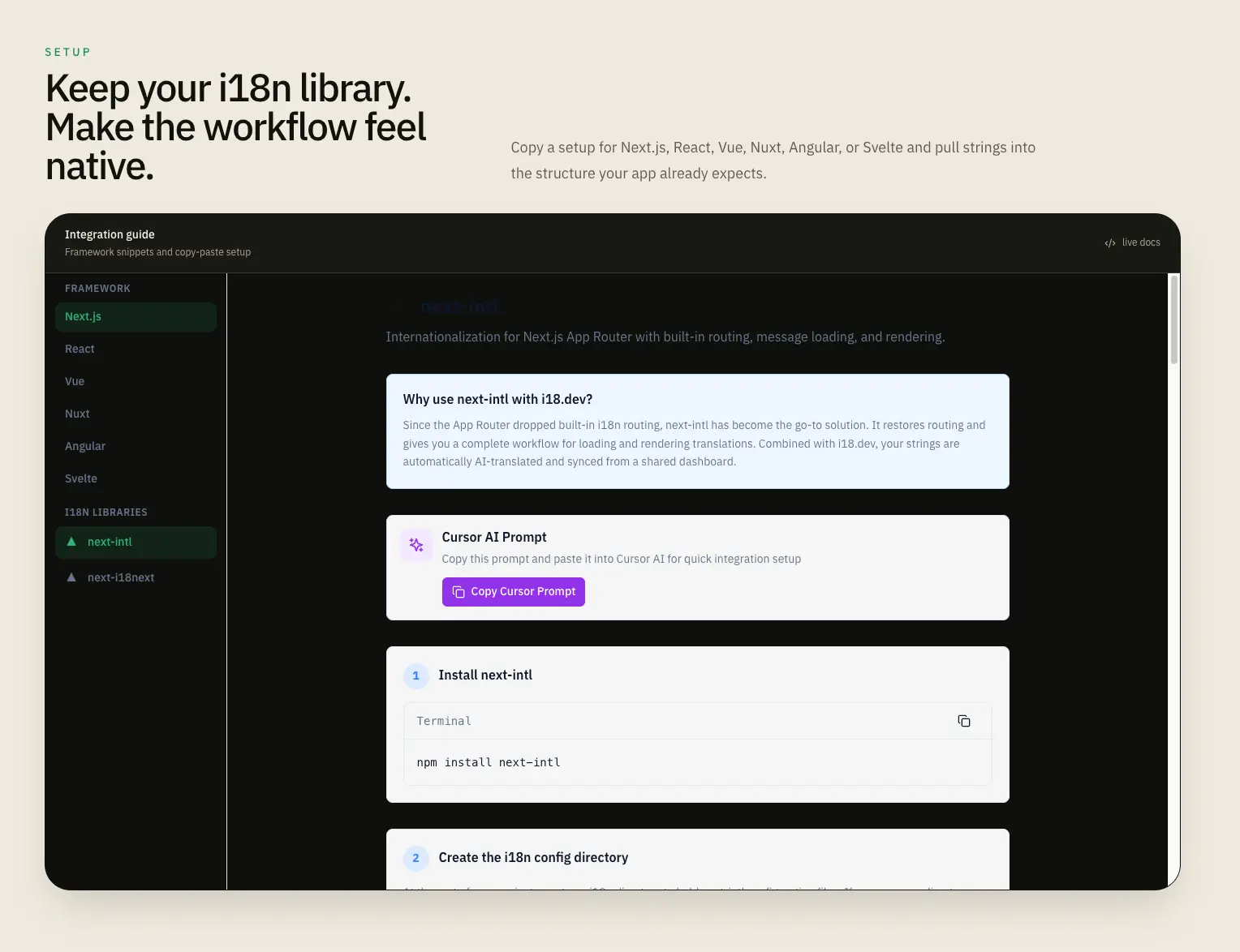 Screenshot 6 of i18.dev Localization Platform