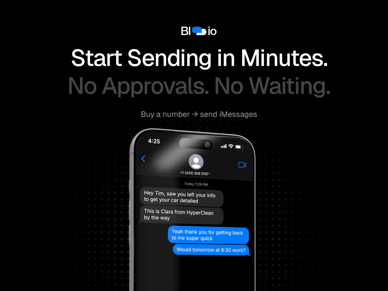 Screenshot 5 of Blooio – blue messages from anywhere