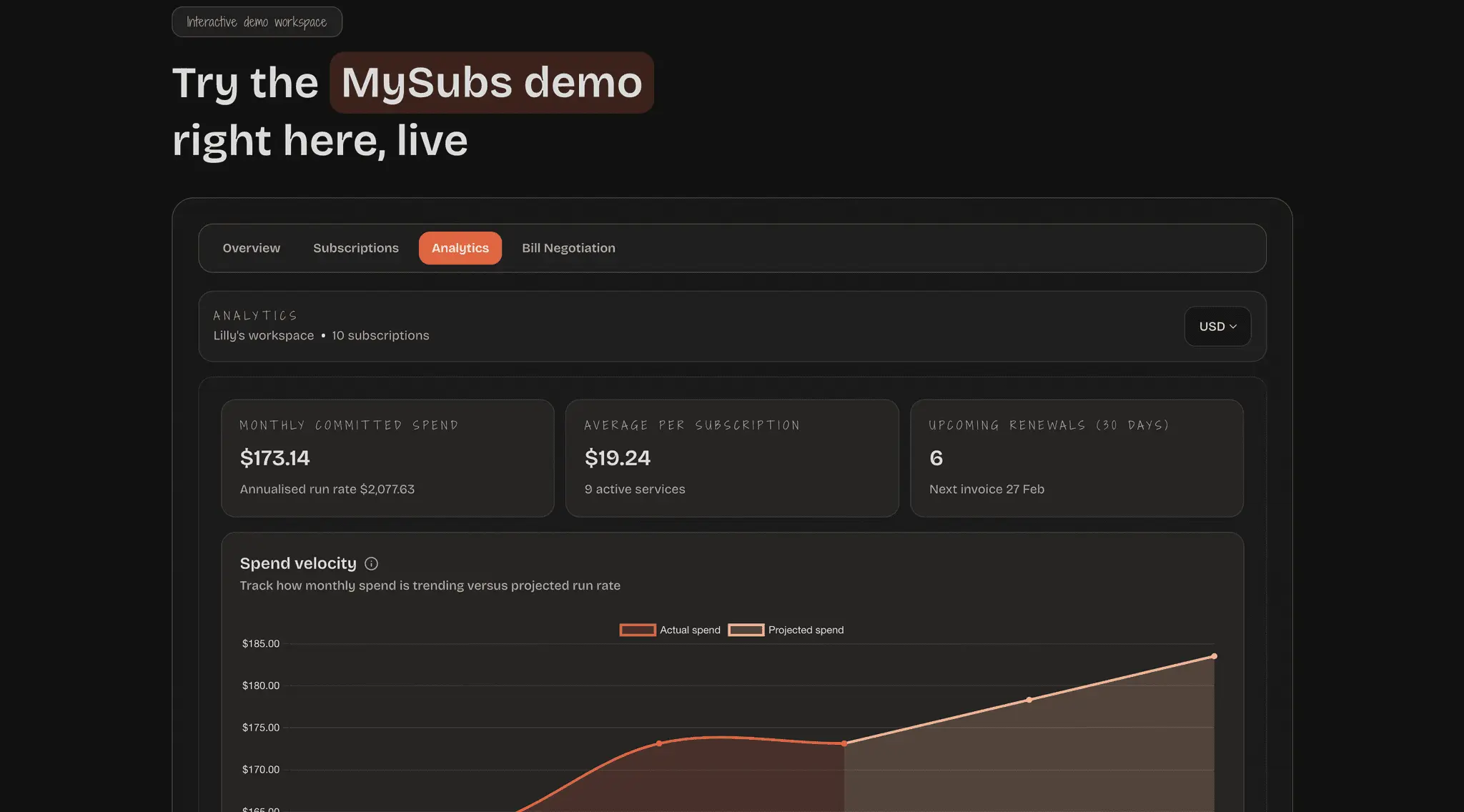 Screenshot 6 of MySubs