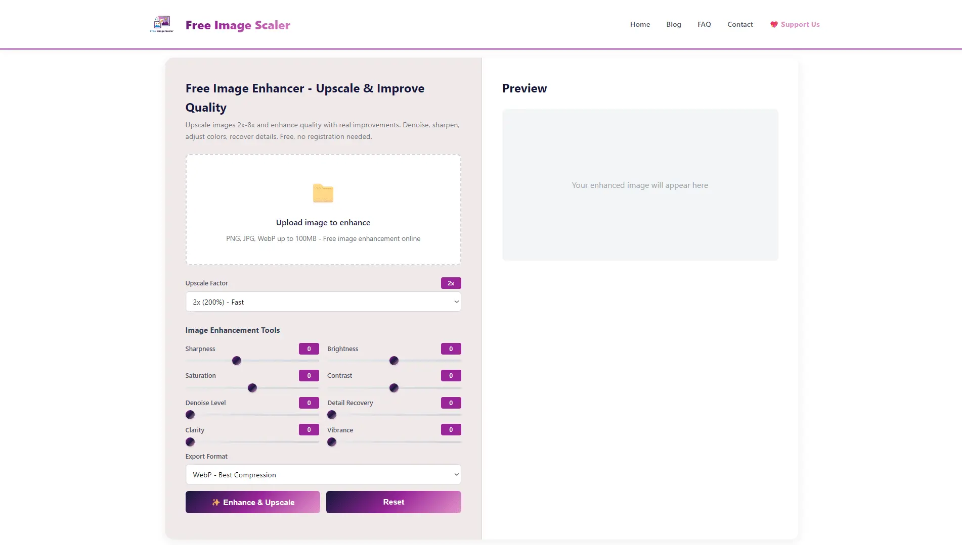 Screenshot 1 of Free Image Scaler