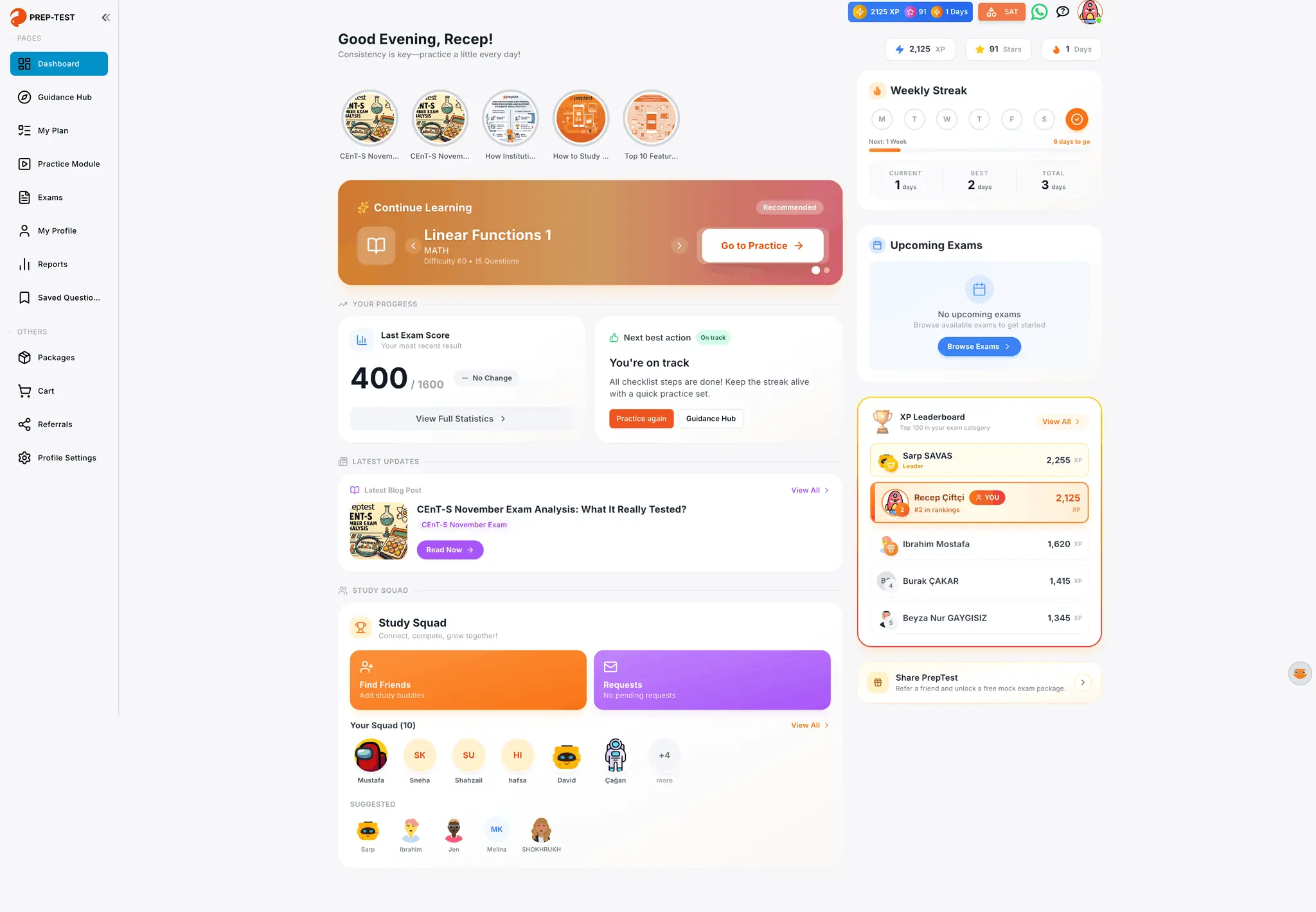 Screenshot 2 of PREP TEST