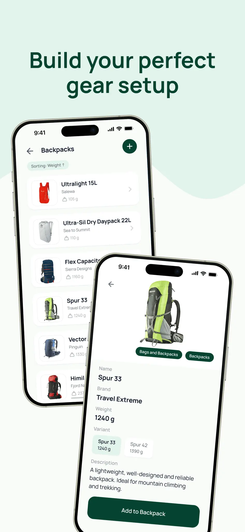 Screenshot 1 of Backpack Hike