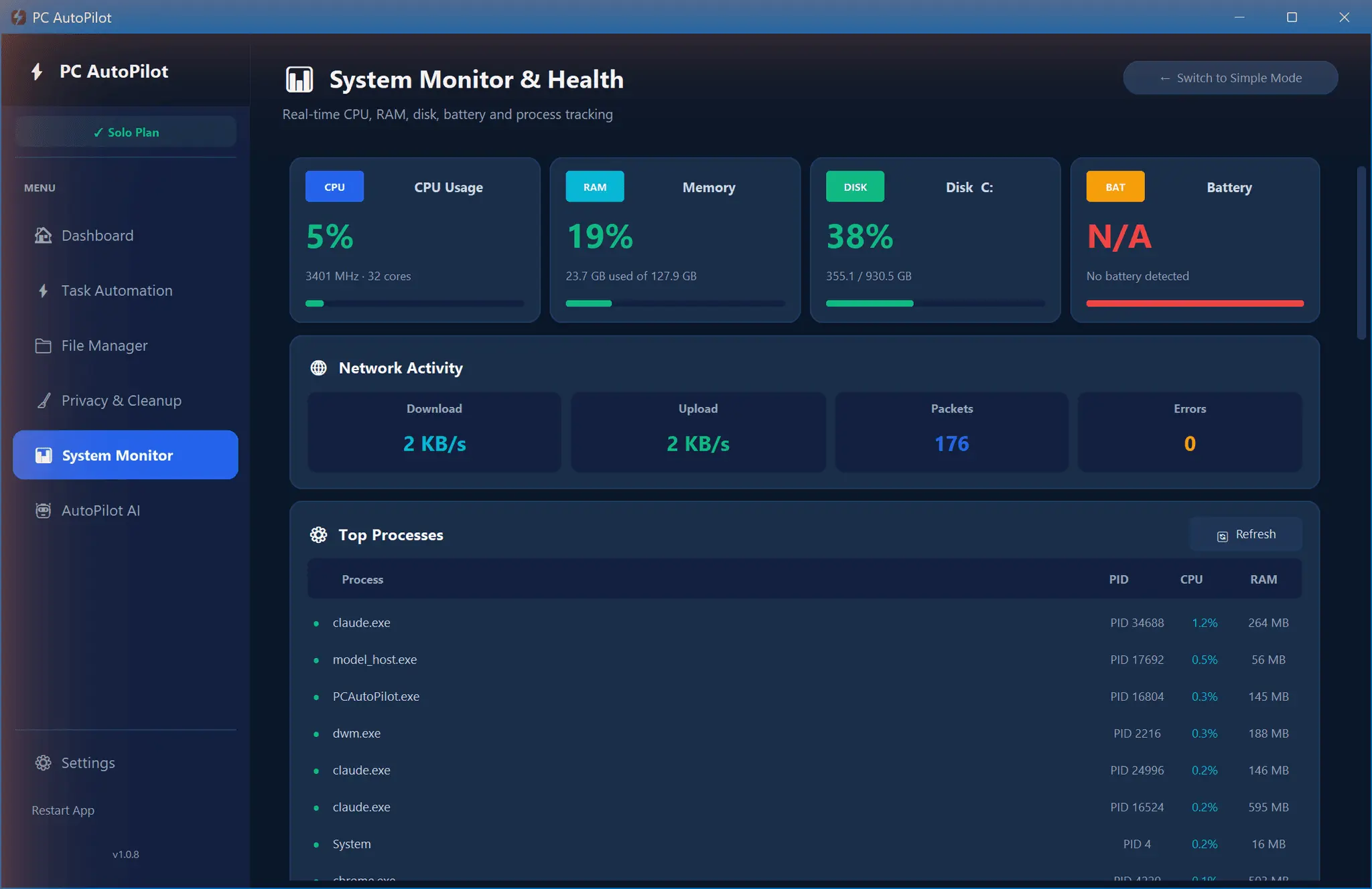 Screenshot 5 of PC AutoPilot