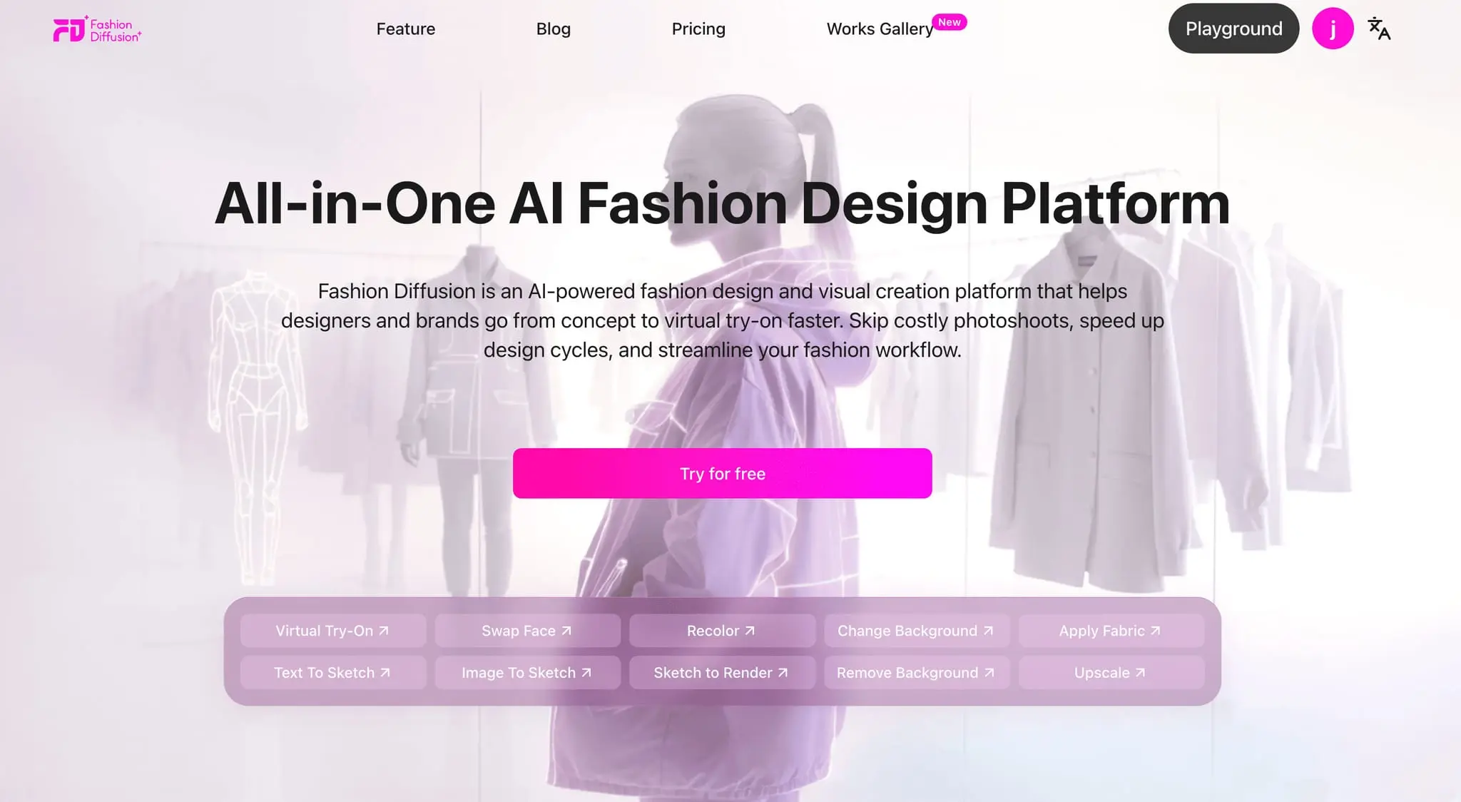 Screenshot 1 of Fashion Diffusion