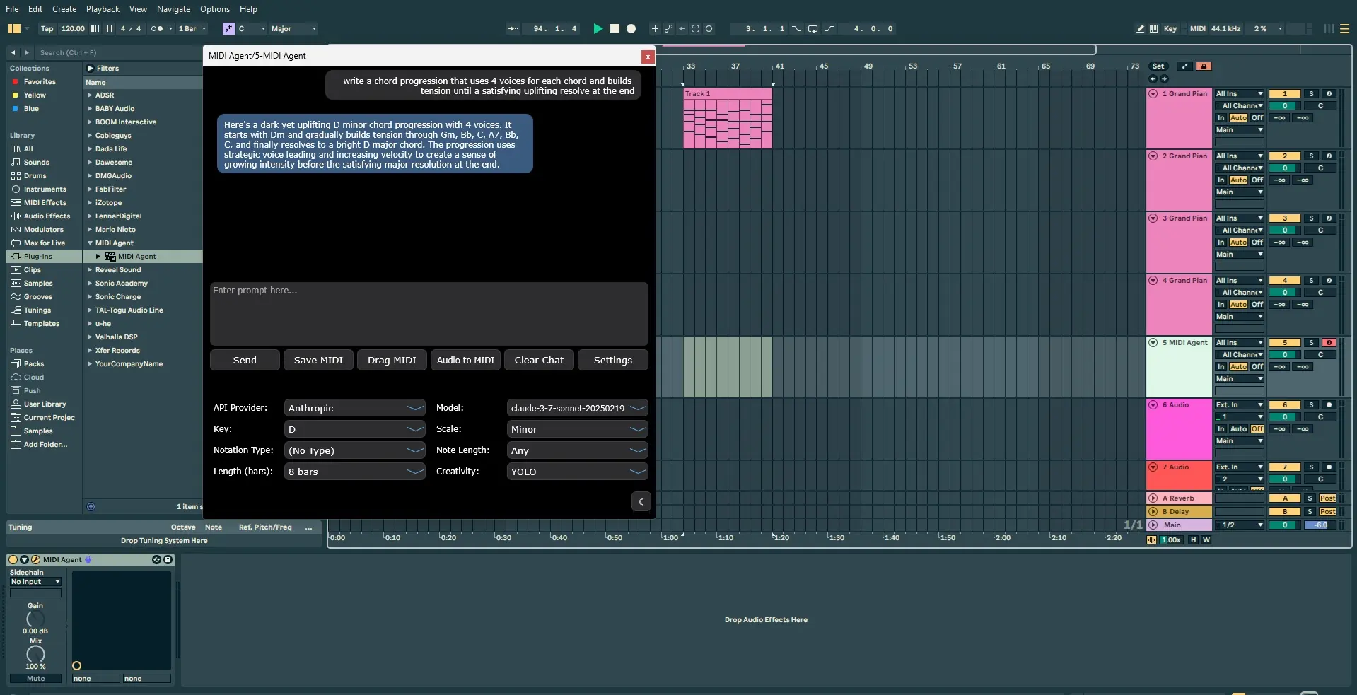 Screenshot 2 of MIDI Agent