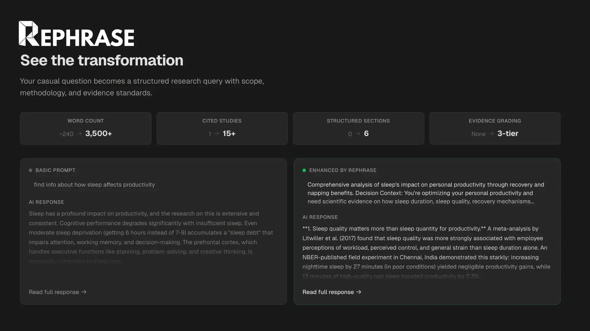 Screenshot 3 of Rephrase
