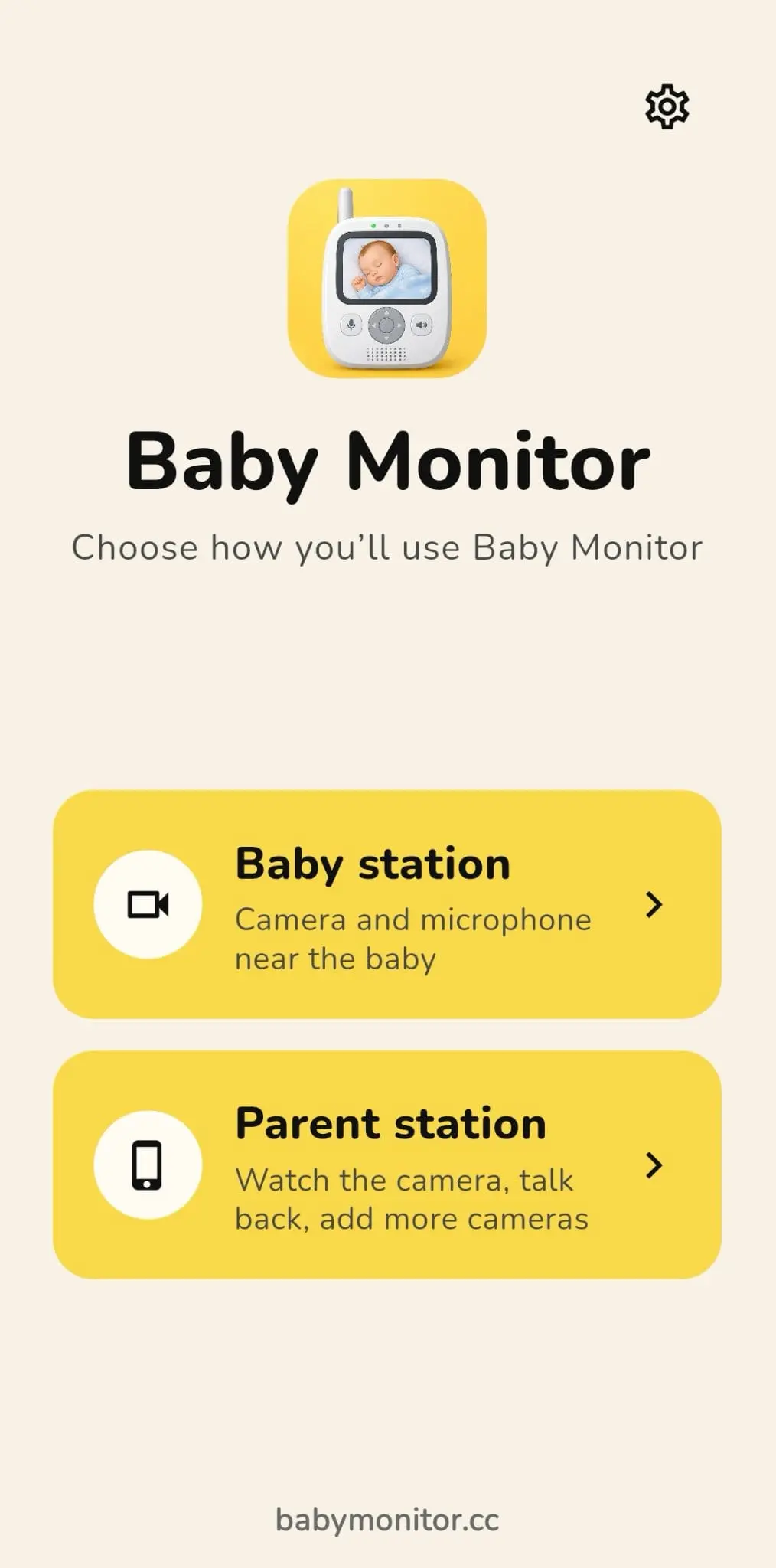Screenshot 1 of Baby Monitor - Private Video Nanny Cam