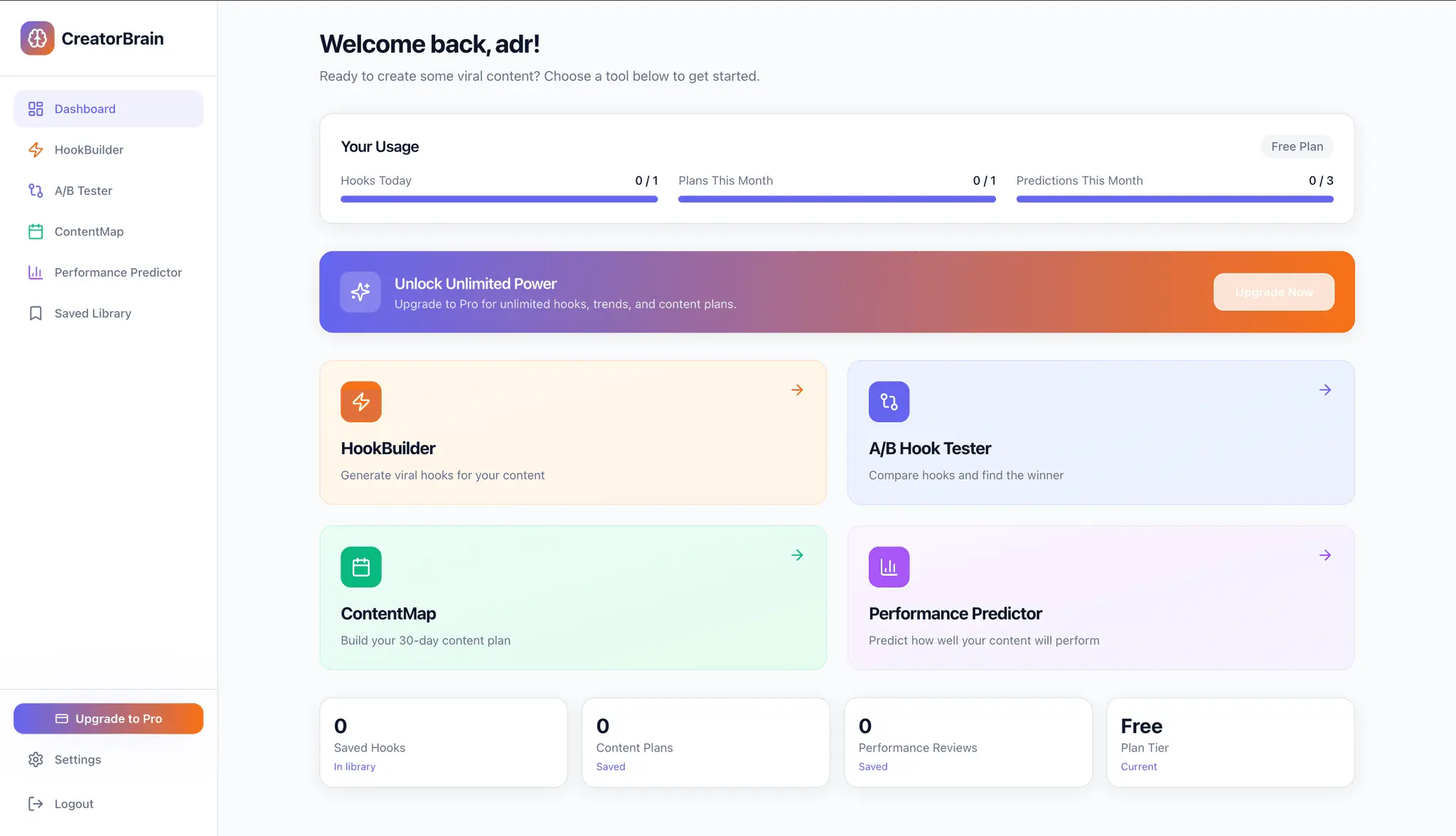 Screenshot 3 of CreatorBrain