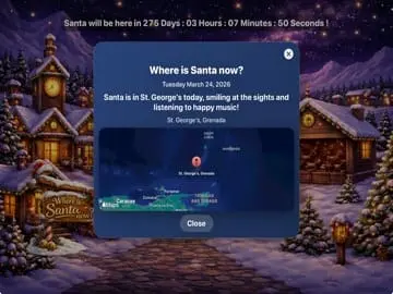 Screenshot 4 of Santa Tracker Fun