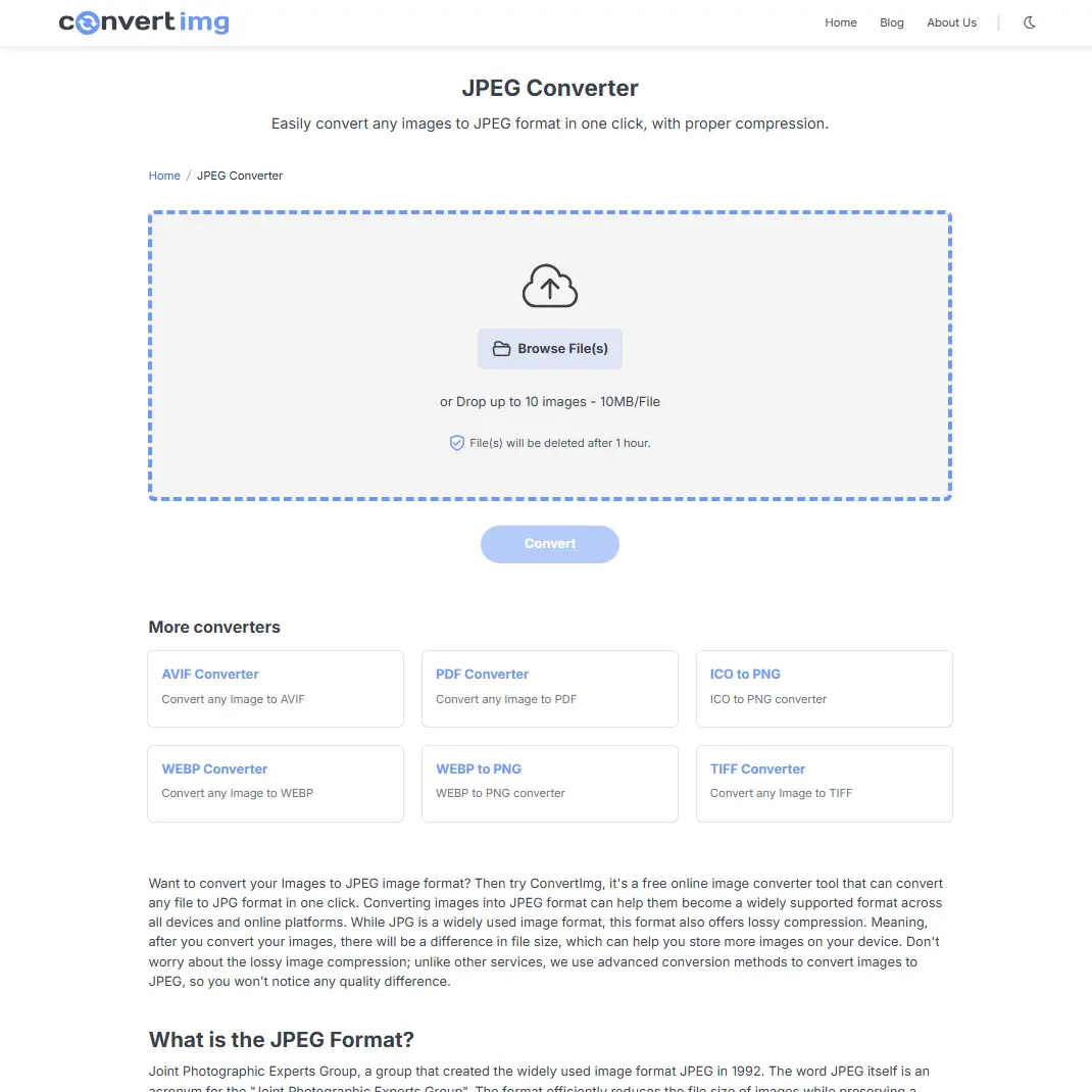 Screenshot 4 of Image Converter Online - ConvertImg