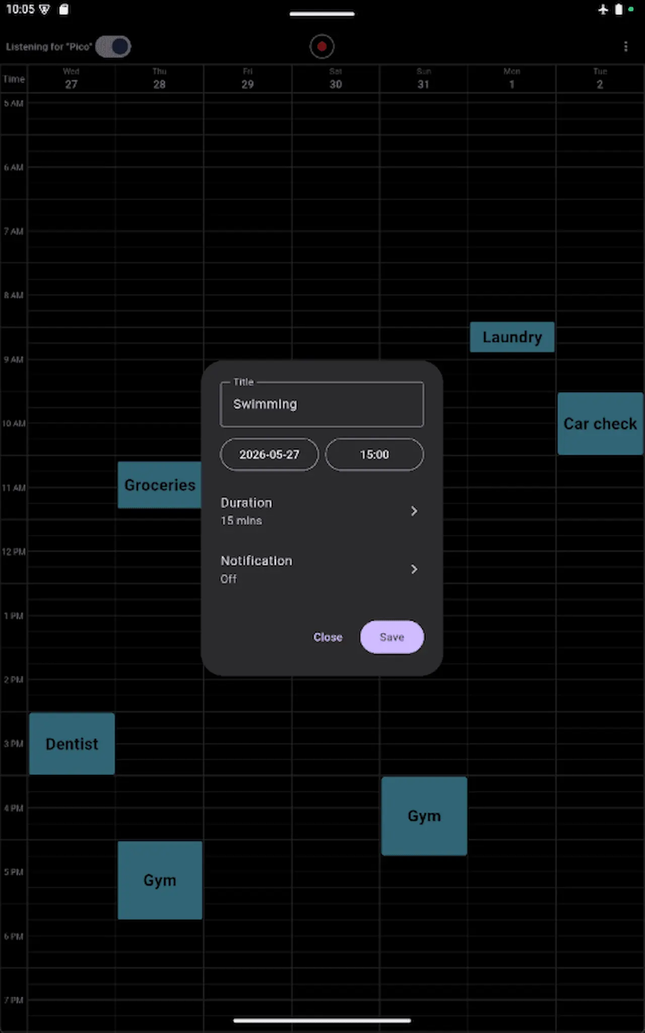 Screenshot 6 of Hands Free Appointment Offline