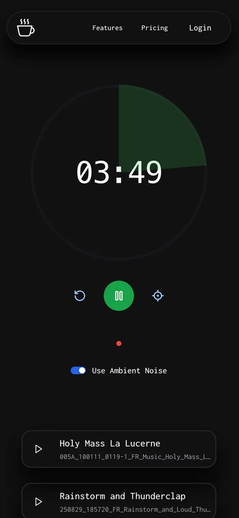 Screenshot 1 of Pomodoro Timer — Focus in 25 Minutes