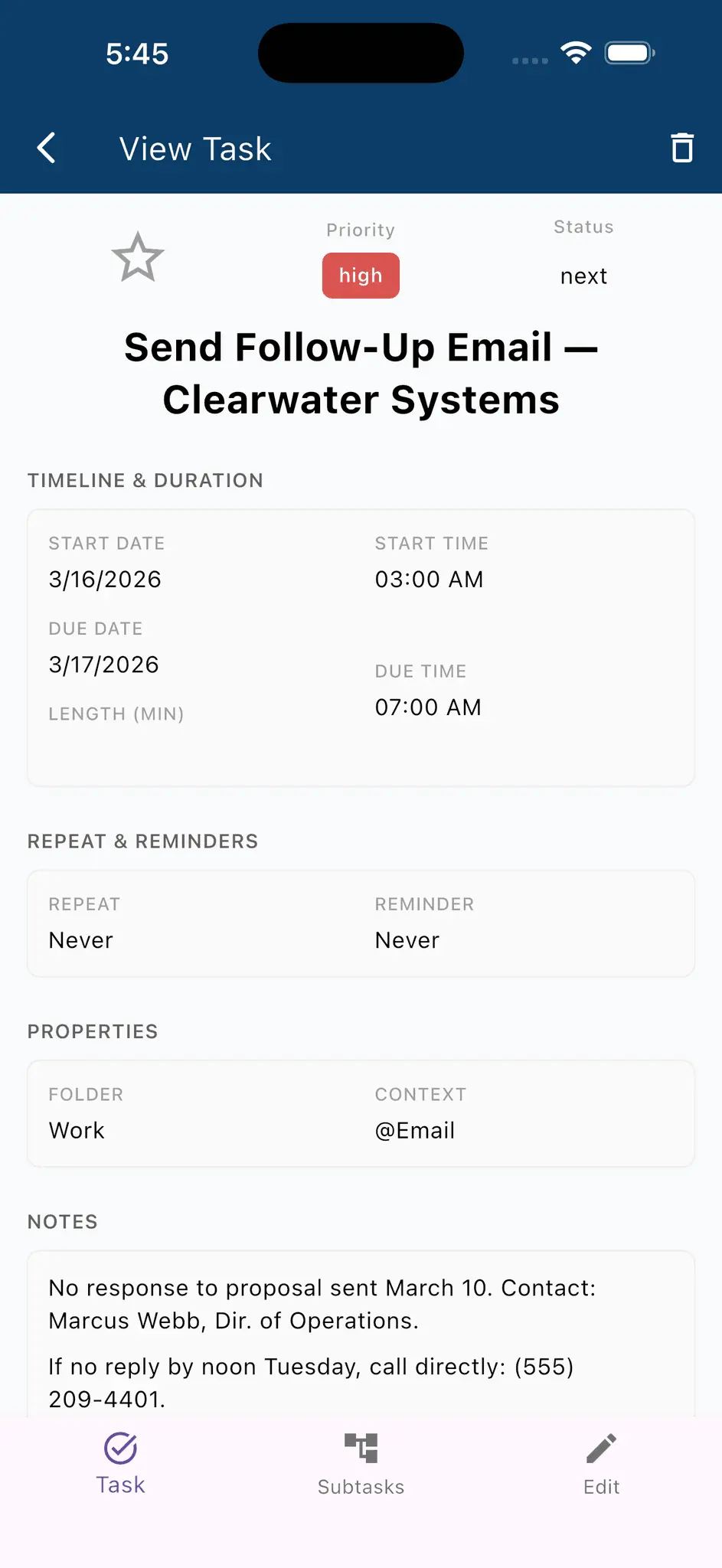 Screenshot 3 of Principal Task