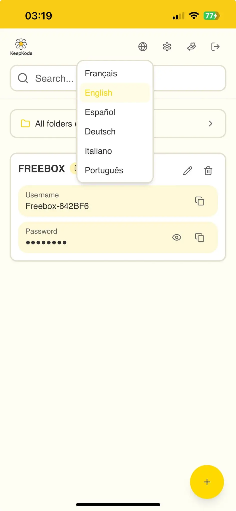 Screenshot 1 of KeepKode