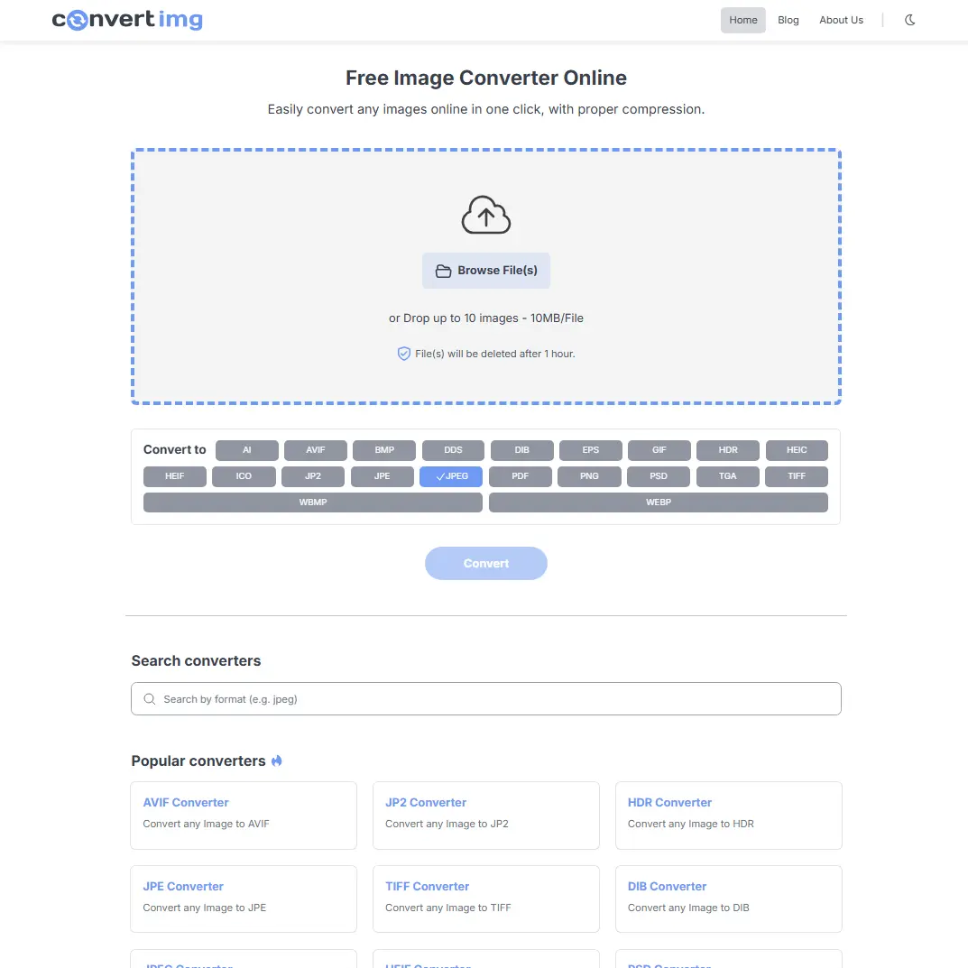 Screenshot 7 of Image Converter Online - ConvertImg