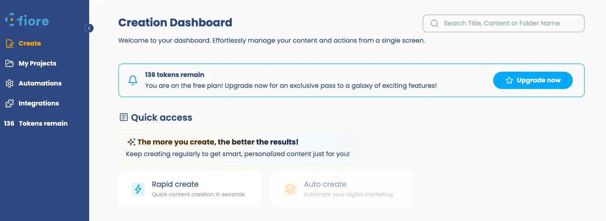 Screenshot 2 of Fiore.AI