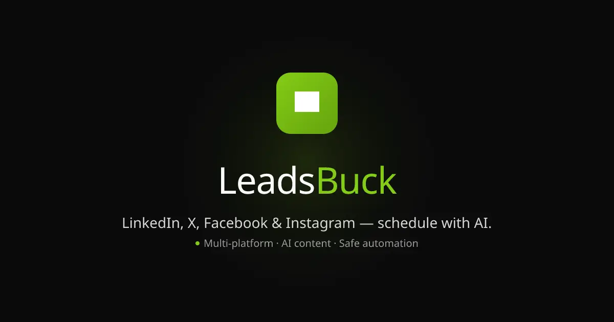 Screenshot 1 of LeadsBuck