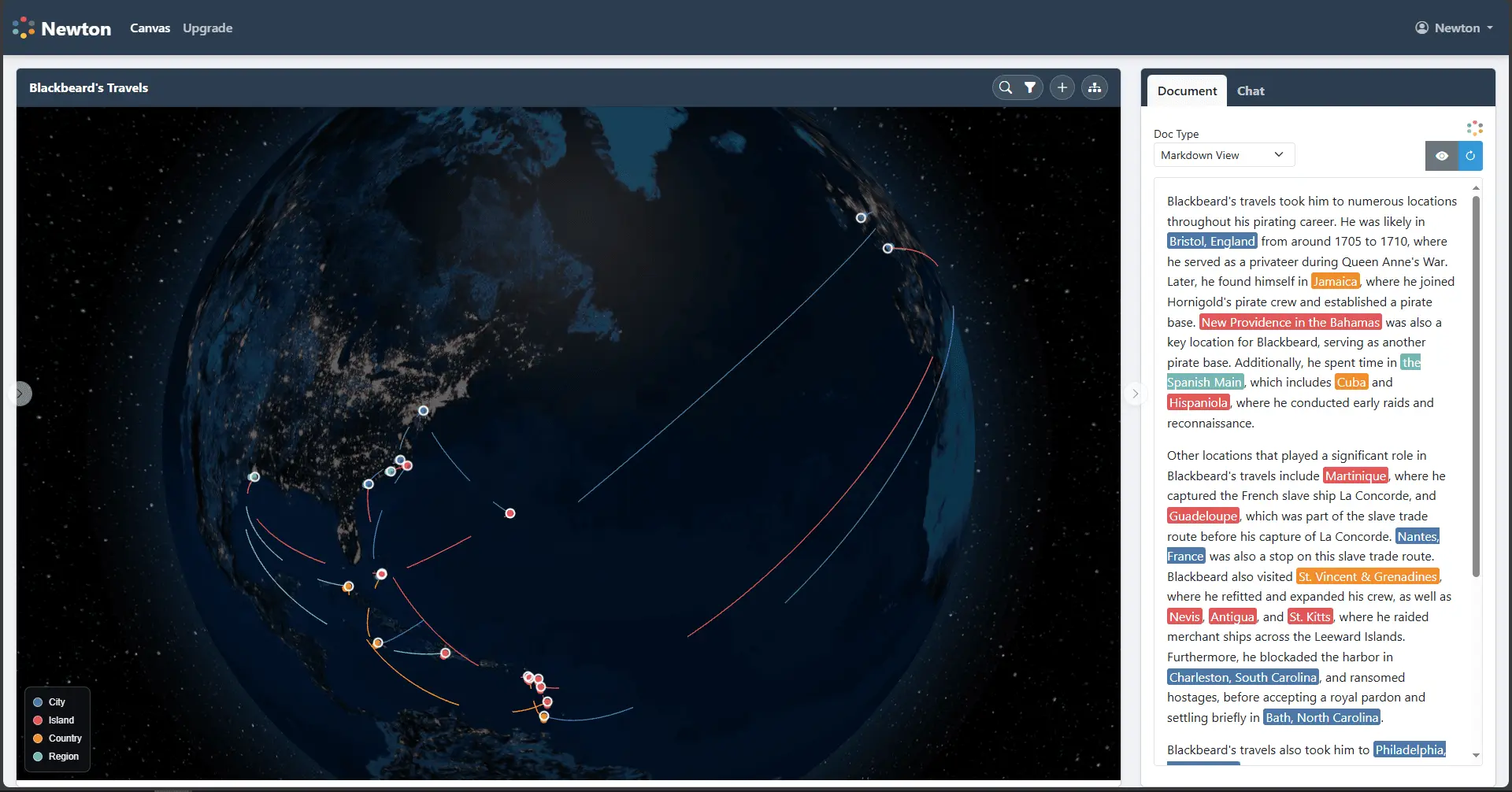 Screenshot 9 of Newton Knowledge Graph