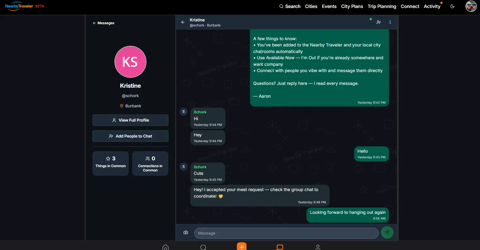 Screenshot 1 of Nearby Traveler