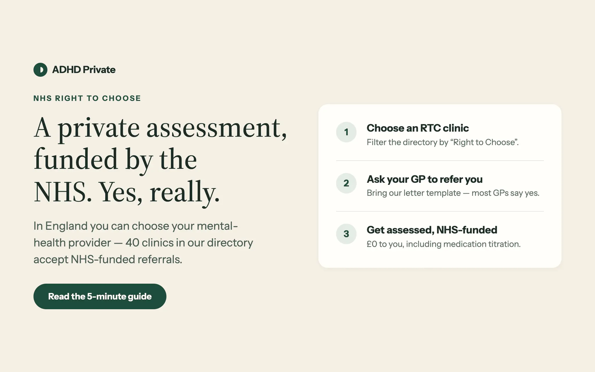 Screenshot 3 of adhdprivate.co.uk