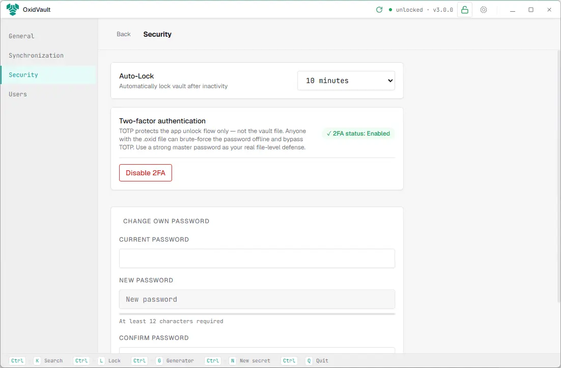Screenshot 6 of OxidVault