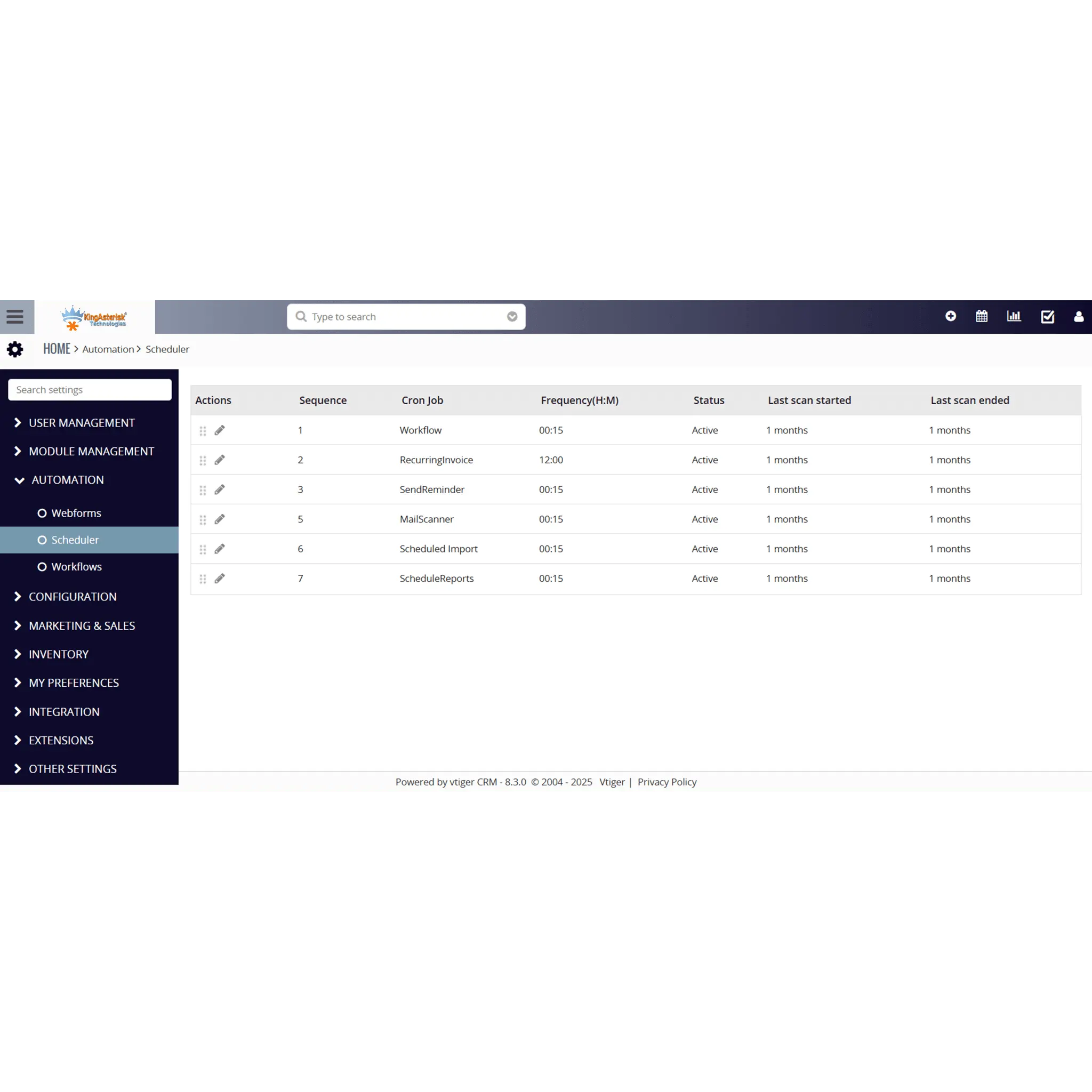 Screenshot 1 of CRM Dialer