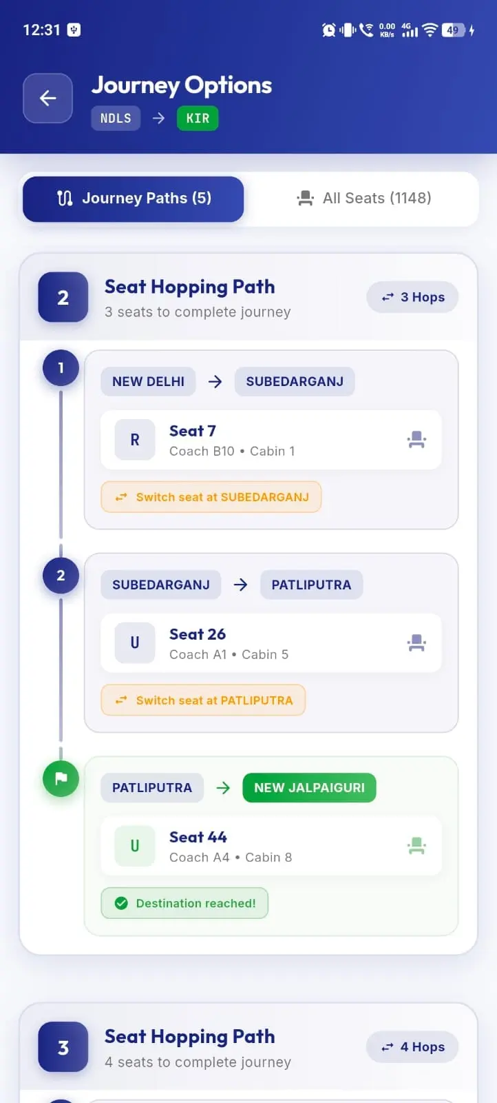 Screenshot 1 of GapSeat