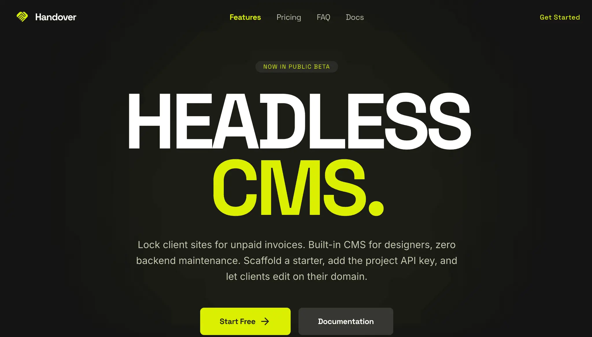 Screenshot 1 of Handover