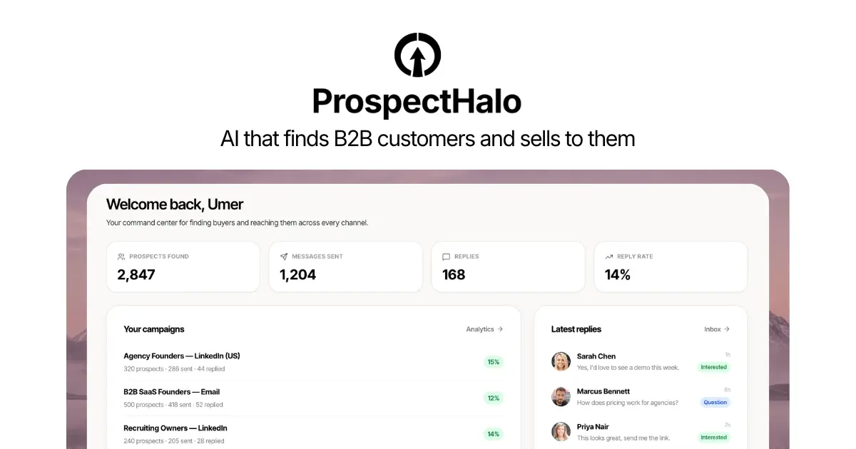 Screenshot 1 of ProspectHalo