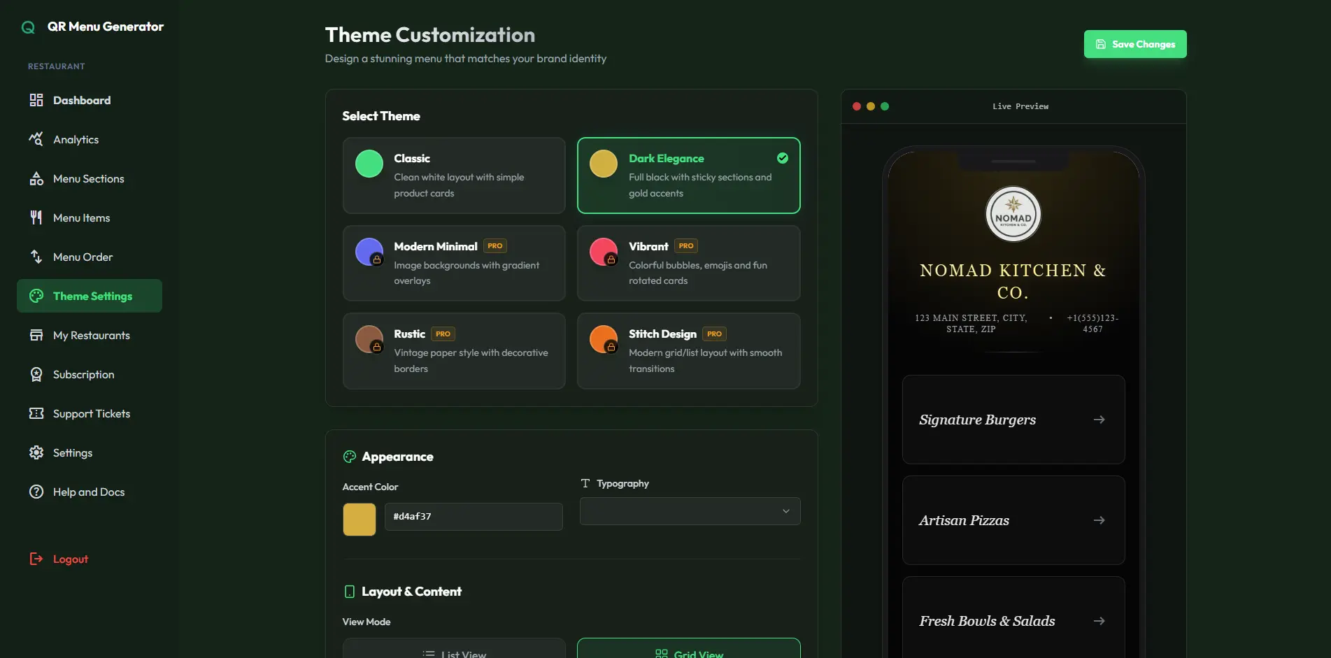 Screenshot 3 of QR Menu Generator