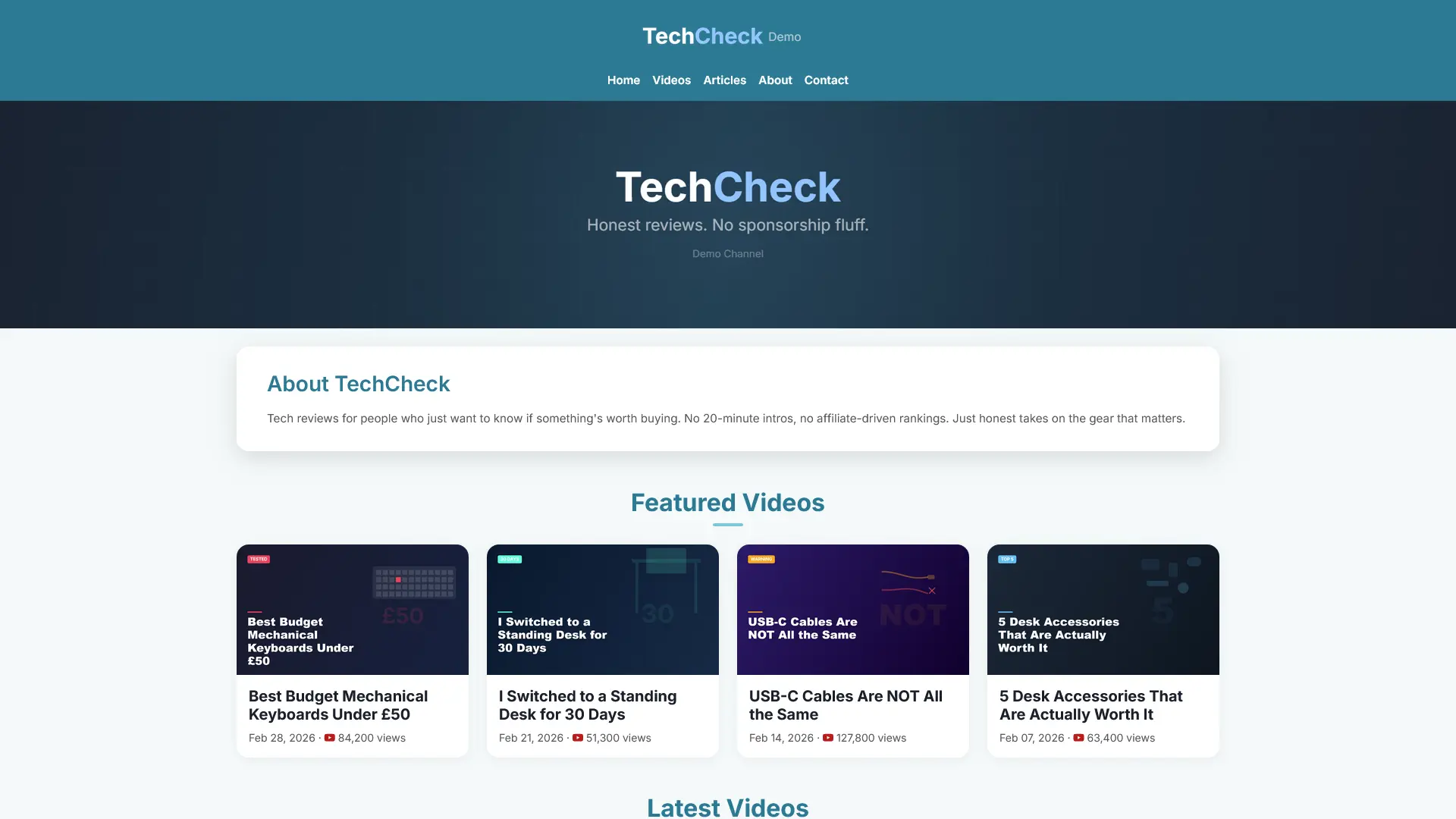 Screenshot 3 of TubeCMS