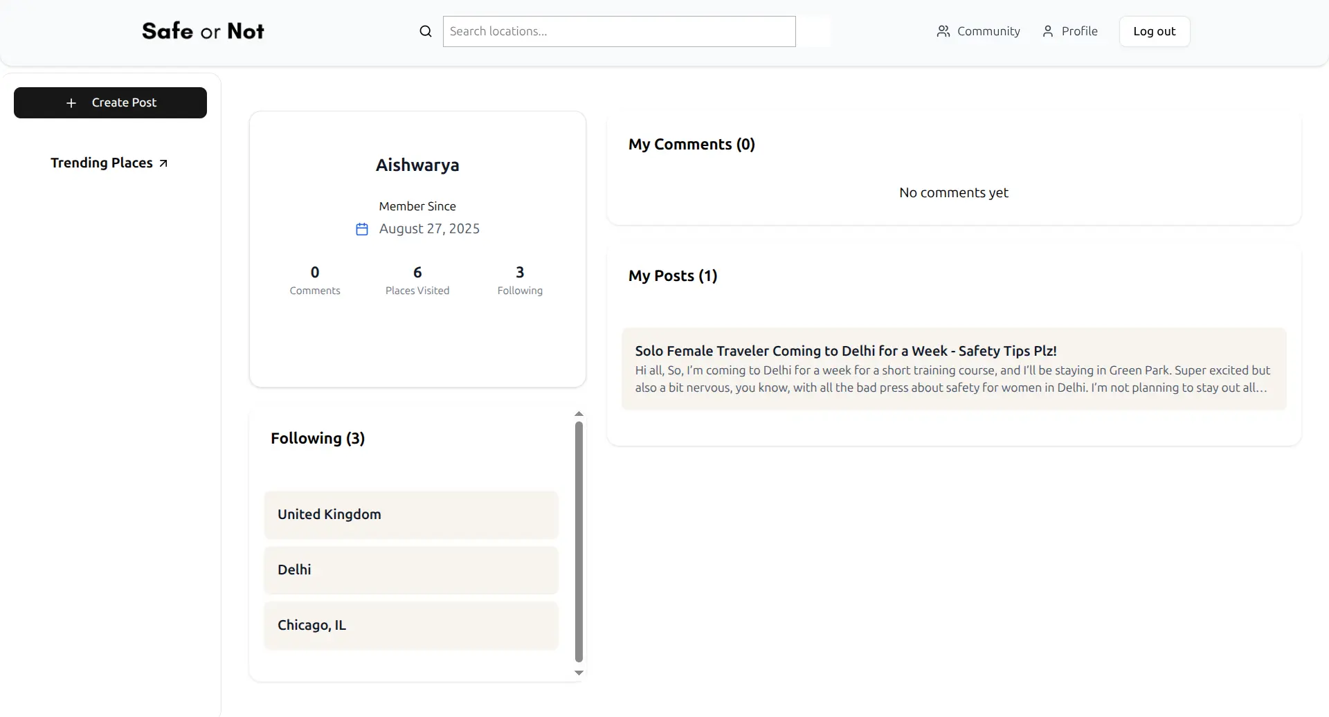 Screenshot 1 of Safe or Not